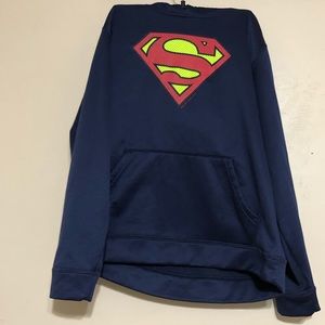 Boys Under Armour Superman Hoodie (Youth Large)